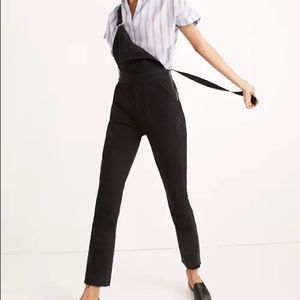 Madewell Black Overalls